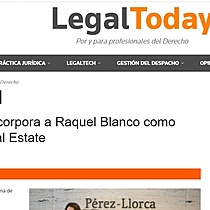 Prez-Llorca incorpora a Raquel Blanco como Counsel de Real Estate